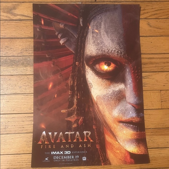 Avatar BUNDLE 2025 Fire and Ash Ticket, Posters, Pin, Notebook Friend Fam NEW - Picture 4 of 12